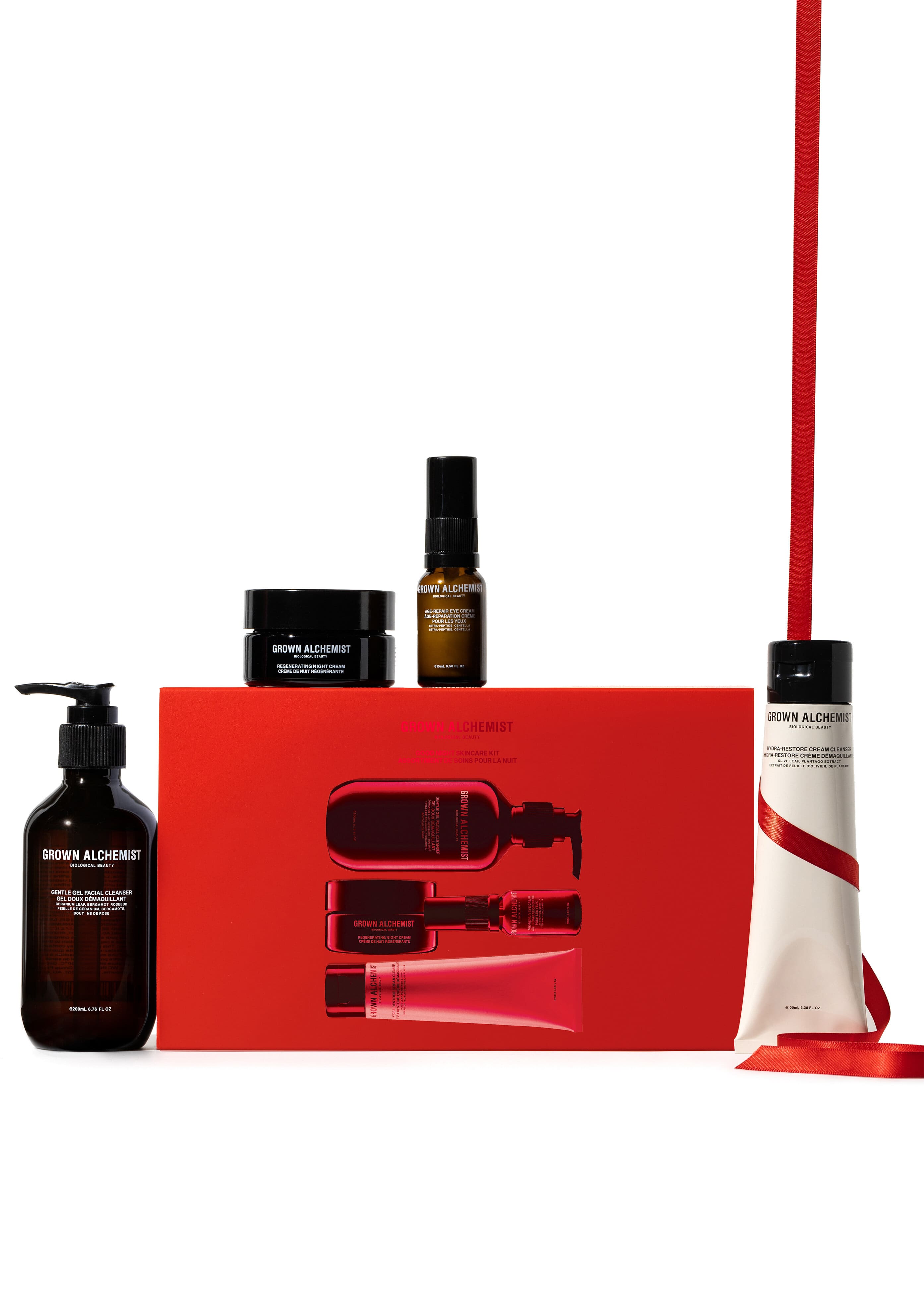 Набір «Ідеальний вечірній догляд для обличчя» Grown Alchemist PM Skin Prescription Gift Set